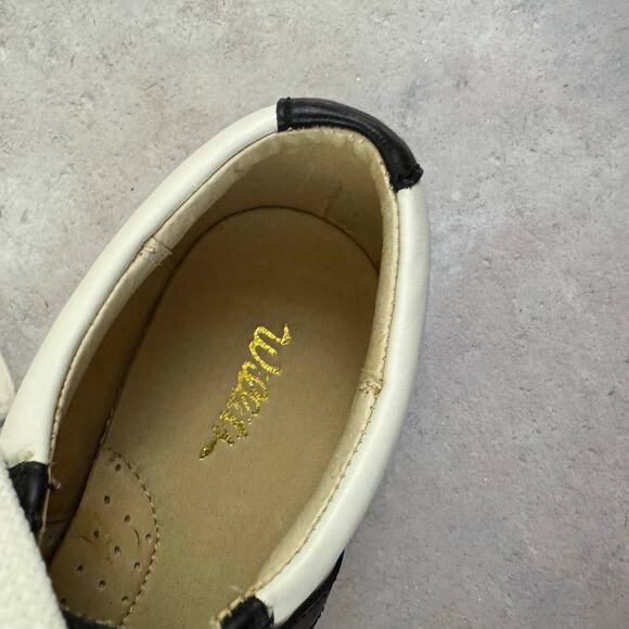 Willits Shoes Women's Size 7.5 M Saddle Black White Leather Oxfords Rockabilly - Picture 12 of 14